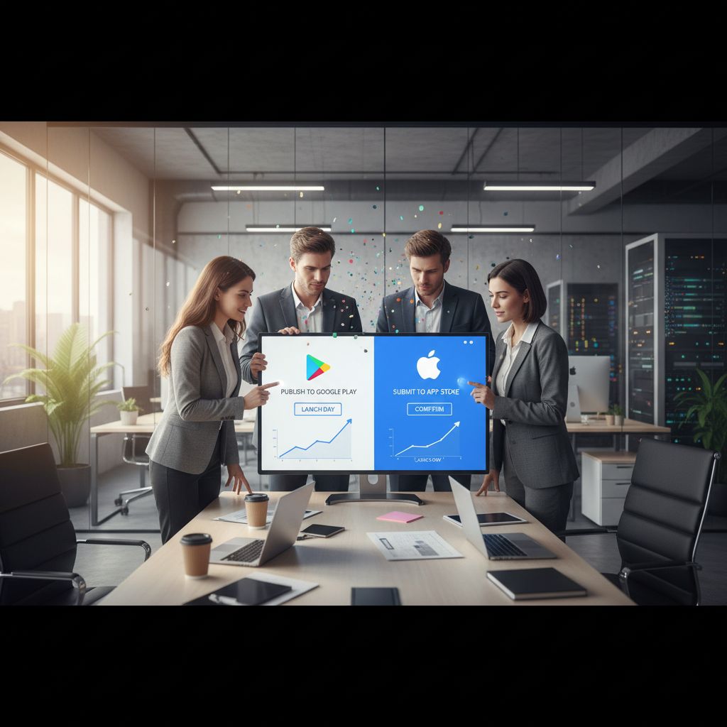 Publicación de aplicación en App Store y Google Play